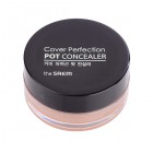Консилер-корректор Cover Perfection Pot Concealer, тон № 01 Clear Beige (бежевый), THE SAEM 4 г Консилер-корректор Cover Perfection Pot Concealer, тон № 01 Clear Beige (бежевый), THE SAEM 4 г