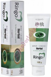 Паста зубная отбеливающая Herbal Ringo, GOTAYO, 150 г