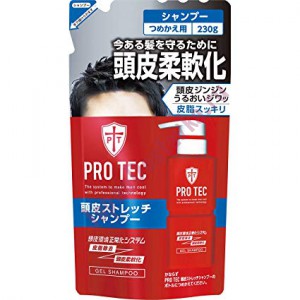 Мужской увлажняющий гель-шампунь Pro Tec для жирной кожи головы, LION  230 мл (запаска)