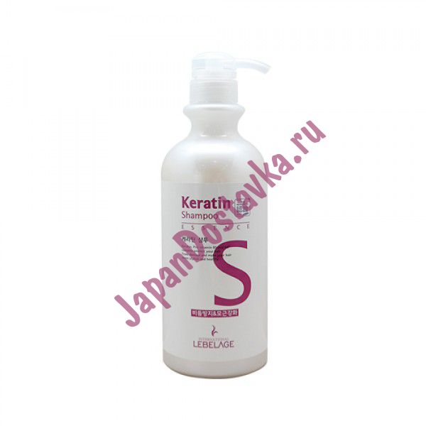 Шампунь с кератином Keratin Shampoo, LEBELAGE 750 мл