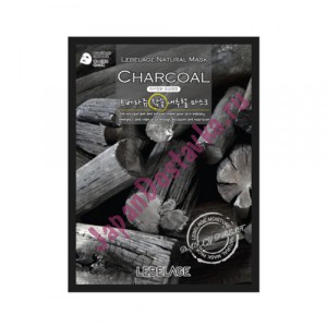 Тканевая маска для лица с экстрактом древесного угля Charcoal Natural Mask, LEBELAGE   23 мл