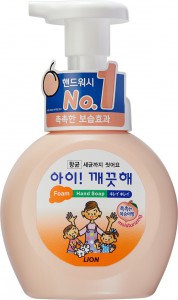 Пенное увлажняющее мыло для рук Ai-Kekute с ароматом персика, CJ LION 250 мл (флакон-диспенсер)
