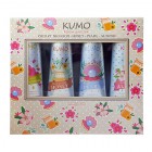 Набор кремов для рук Kumo Cherry Blossom, 30 г + Honey, 30 г + Pearl, 30 г + Almond 30 г, Gotaiyo Япония Набор кремов для рук Kumo Cherry Blossom, 30 г + Honey, 30 г + Pearl, 30 г + Almond 30 г, Gotaiyo Япония