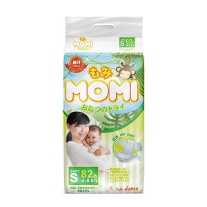 Детские подгузники, MOMI S ( 4-8 кг), 82 шт