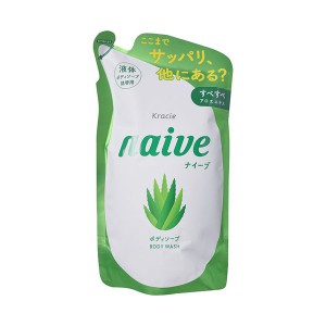 Жидкое мыло для тела с экстрактом Алоэ Naive, KRACIE 380 мл (запасной блок)