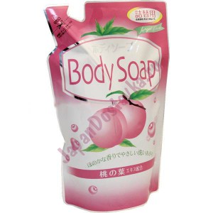 Жидкое мыло для тела Чистый Ангел с экстрактом персика Angel Pure Body Soap, ROCKET SOAP  550 мл (запасной блок)