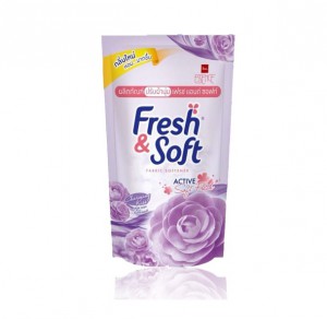 Кондиционер для белья Fresh & Soft Violet Romance Softener, CJ LION  600 мл (запаска)