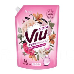 Антибактериальный ароматизирующий кондиционер (букет роз ) Aroma Viu La Vie En Rose, MUKUNGHWA (мягкая упаковка) 2,1 л