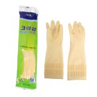 Перчатки из натурального латекса для работы с продуктами, CLEAN WRAP (бежевые, размер ХL) 1 пара Перчатки из натурального латекса для работы с продуктами, CLEAN WRAP (бежевые, размер ХL) 1 пара