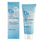Пенка очищающая с кислородом O2 Premium Aqua Foam Cleansing, FARMSTAY   100 мл