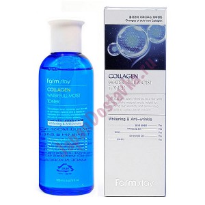 Увлажняющий тонер с коллагеном Collagen Water Full Moist Toner, FARMSTAY   200 мл