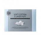 Спонжи хлопковые косметические Soft Cotton 5 Layer Puff N2, THE SAEM Корея 80 шт Спонжи хлопковые косметические Soft Cotton 5 Layer Puff N2, THE SAEM Корея 80 шт