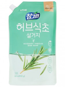 Средство для мытья посуды Chamgreen Розмарин, Cj Lion 860 мл (мягкая упаковка)