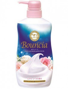 Сливочное жидкое мыло для тела (аромат букета) Bouncia, Cow Brand 500 мл