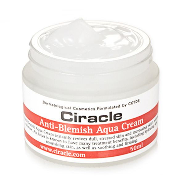 Крем для лица увлажняющий для проблемной кожи Anti Blemish Aqua Cream, CIRACLE 50 мл