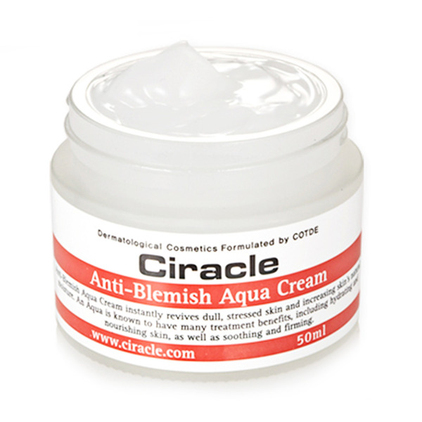 Крем для лица увлажняющий для проблемной кожи Anti Blemish Aqua Cream, CIRACLE 50 мл