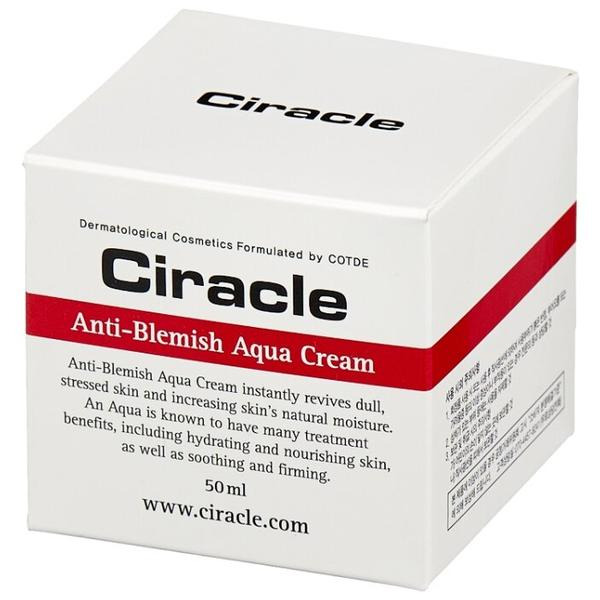 Крем для лица увлажняющий для проблемной кожи Anti Blemish Aqua Cream, CIRACLE 50 мл