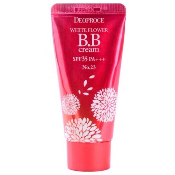 Крем BB WHITE FLOWER BB CREAM SPF35 PA+++, № 23 (sand beige), DEOPROCE 30 мл