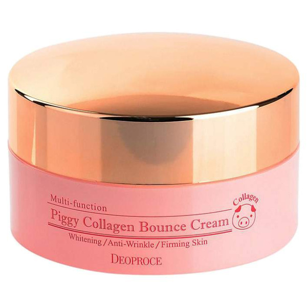 Крем для лица с коллагеном PIGGY COLLAGEN BOUNCE CREAM, DEOPROCE  100 мл