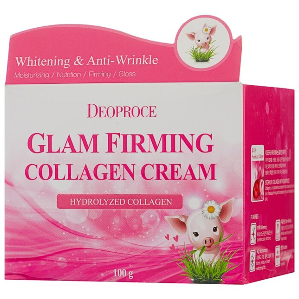 Подтягивающий крем для лица с коллагеном Moisture Glam Firming Collagen Cream, DEOPROCE 100 мл
