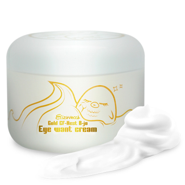 Крем для кожи вокруг глаз с экстрактом ласточкиного гнезда Gold CF-Nest b-jo eye want cream, ELIZAVECCA 100 мл