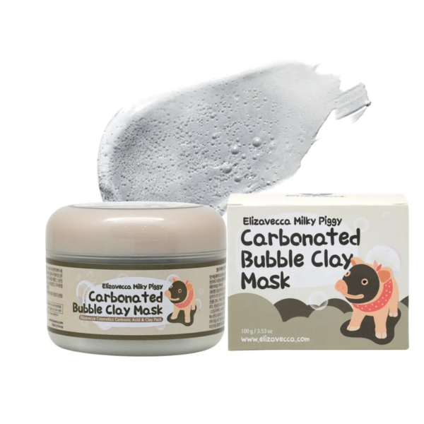 Маска для лица глиняно-пузырьковая Carbonated Bubble Clay Mask, ELIZAVECCA 100 мл