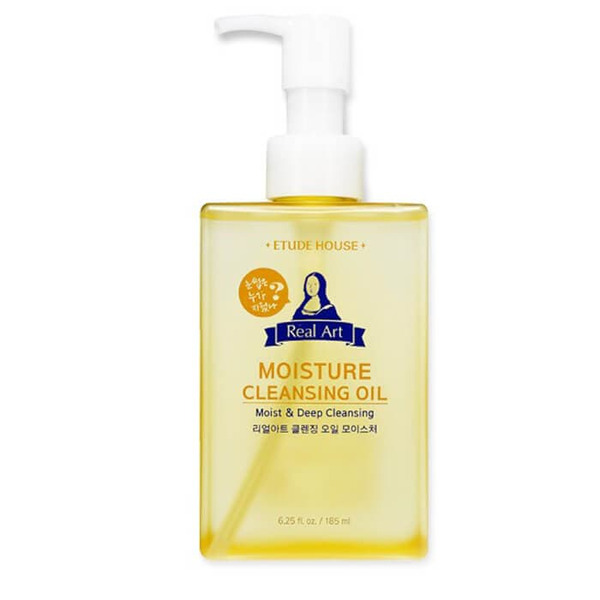 Масло гидрофильное Real Art Cleansing Oil Moisture, ETUDE HOUSE 185 мл