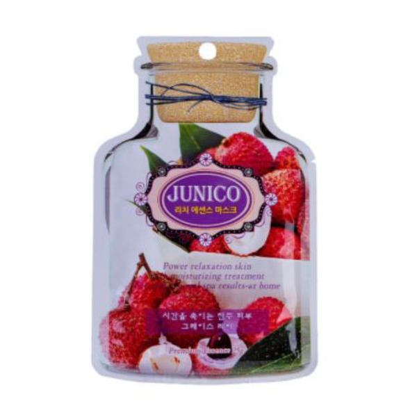 Маска тканевая c экстрактом личи Junico Lychee Essence Mask, MIJIN 25 мл