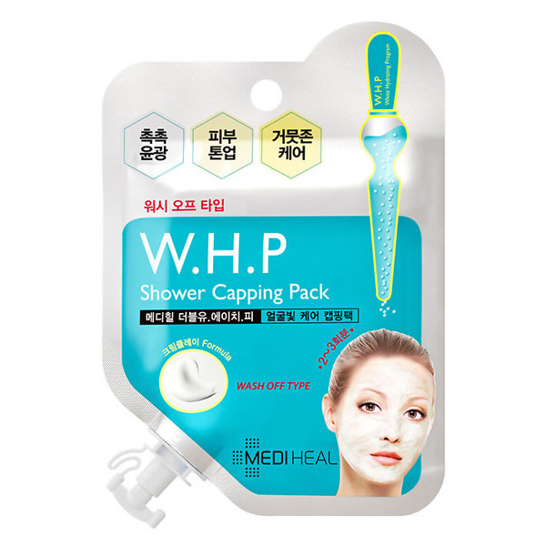 Маска для лица, очищающая и выравнивающая тон кожи Mediheal W.H.P Shower Capping Pack, BEAUTY CLINIC 15 мл