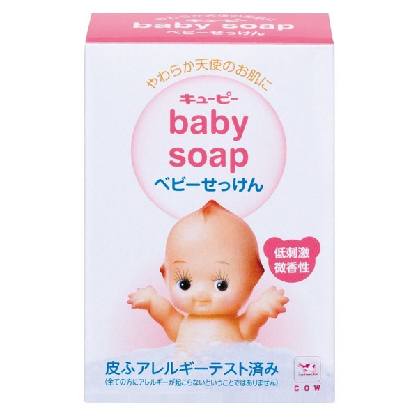 Детское твердое мыло Kewpie, COW BRAND 90 г