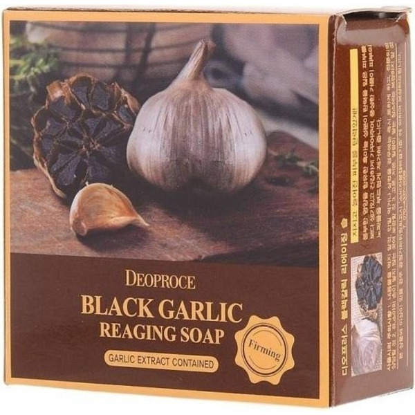 Мыло с экстрактом черного чеснока Soap Black Garlic, DEOPROCE  100 г