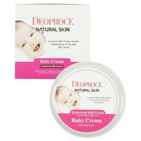Крем питательный на молочных белках Natural Skin Baby Cream, DEOPROCE   100 мл