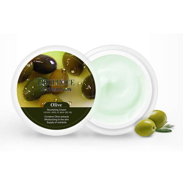 Крем для лица и тела питательный на основе масла оливы NATURAL SKIN OLIVE NOURISHING CREAM, Deoproce 100 мл