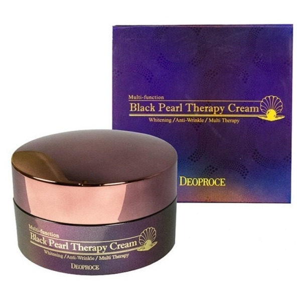 Крем для лица с черным жемчугом антивозрастной BLACK PEARL THERAPY CREAM, DEOPROCE 100 мл