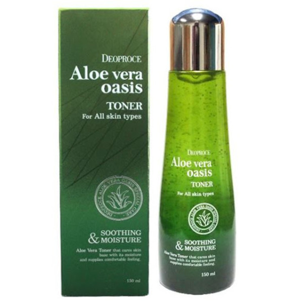 Тонер для лица с экстрактом алоэ Aloe Vera Oasis Toner, DEOPROCE  150 мл