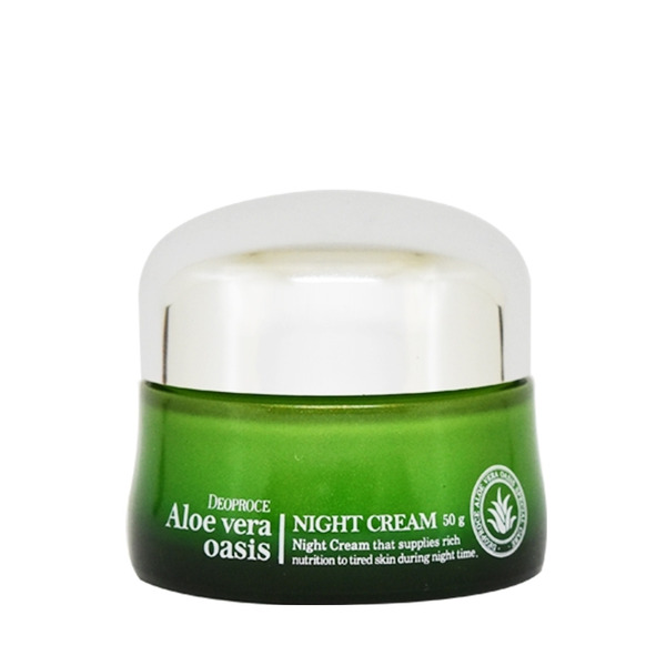 Крем ночной для лица Aloe Vera Oasis Night Cream, DEOPROCE  50 мл