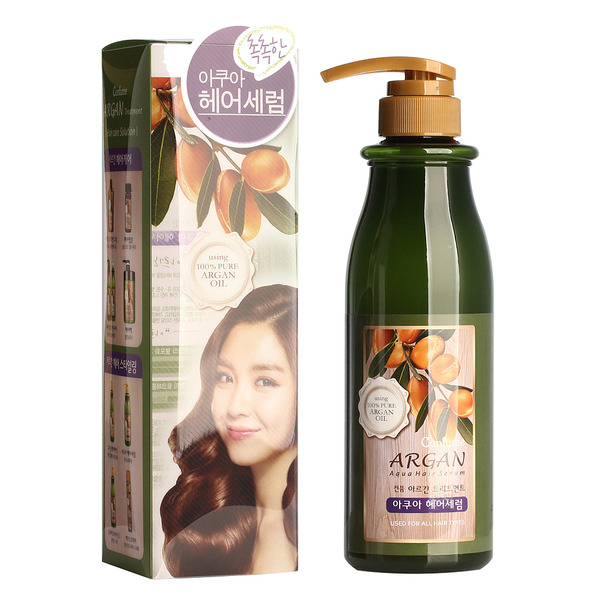 Сыворотка для волос с аргановым маслом Aqua Hair Serum, CONFUME ARGAN WELCOS 500 мл