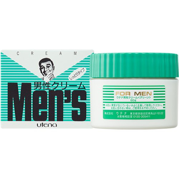 Увлажняющий крем после бритья для сухой и чувствительной кожи c хлорофиллом Men's, UTENA 60 г