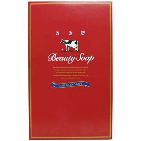 Мыло для тела с ароматом роз Beauty Soap, COW BRAND 10 шт по 100г
