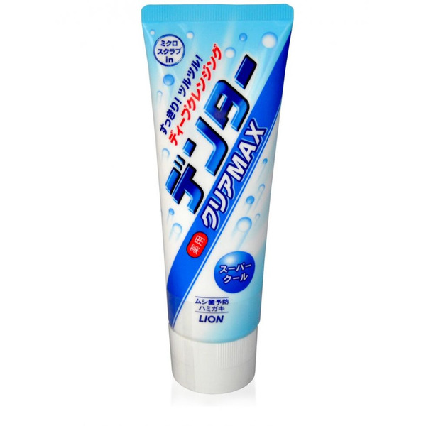 Зубная паста с микропудрой (аромат охлаждающей мяты) Dentor Clear Max, LION 140 г
