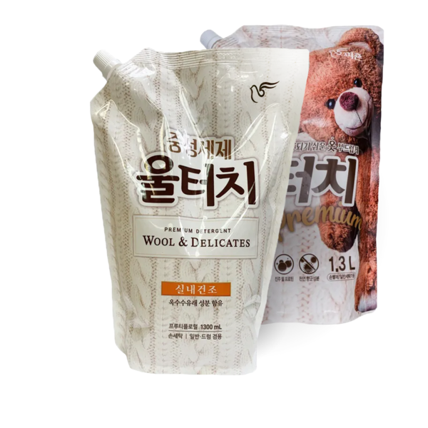 Жидкое средство для стирки шерстяных и деликатных тканей Wool Touch (мягкая упаковка), Pigeon 1300 мл
