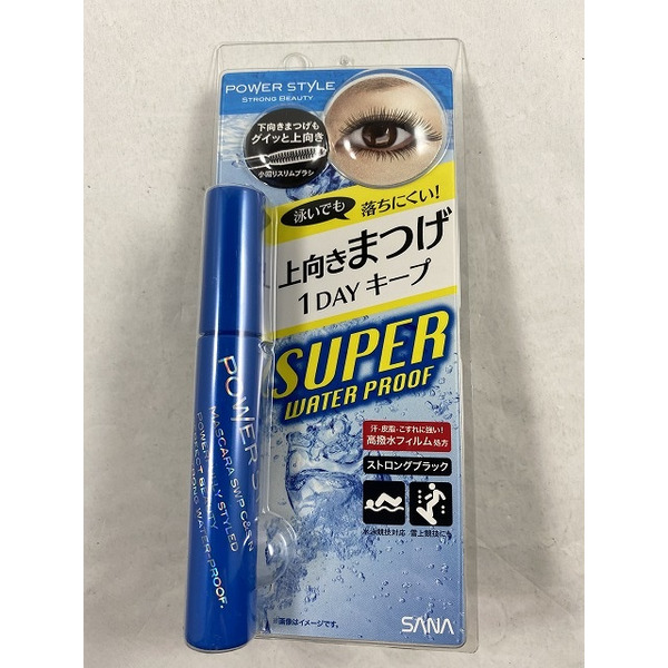 Водостойкая тушь с эффектом подкручивания и разделения ресниц Power Style Mascara Super Water Proof Curl & Separate (черная), SANA  8 г