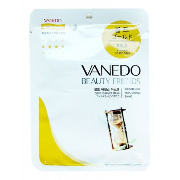 Маска для лица с частицами золота, активирующая клетки кожи, Beauty Friends, VANEDO 25 г