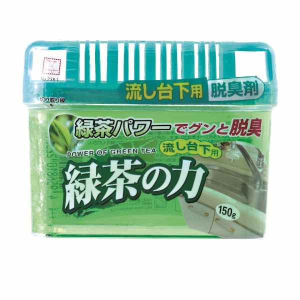 Дезодорант-поглотитель неприятных запахов под раковину (экстракт зелёного чая), KOKUBO  150 г