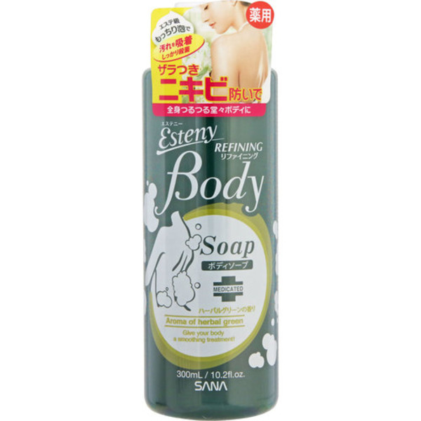 Шампунь для проблемной кожи тела (с ароматом свежих трав), Esteny SANA  300 мл