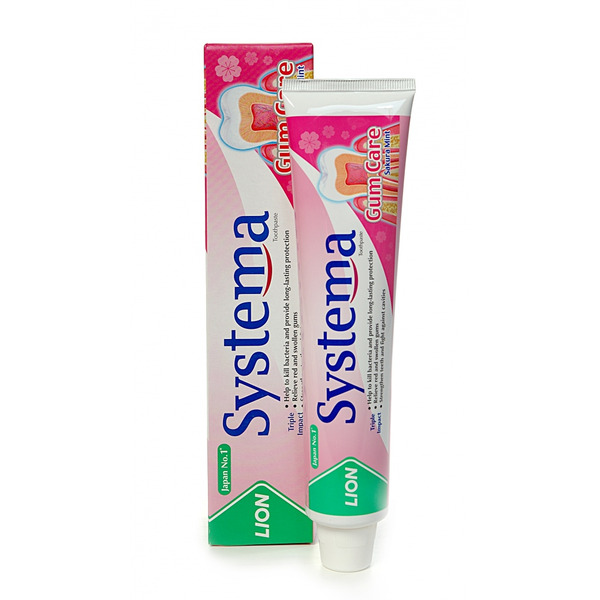 Зубная паста Systema  Gum Care Toohtpaste Sakura Mint, CJ LION 160 г