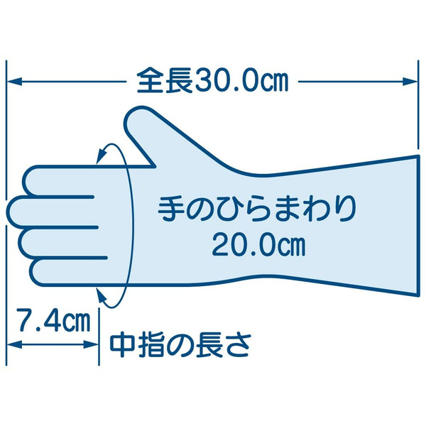 Перчатки для бытовых и хозяйственных нужд (каучук, тонкие) Family, ST размер М (голубые)