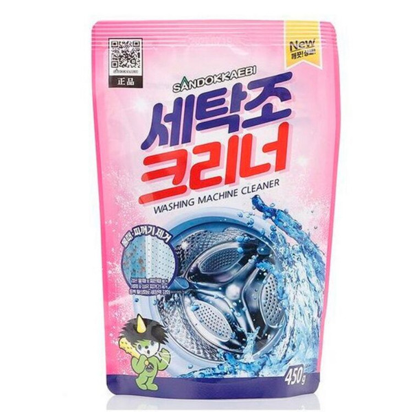 Очиститель для стиральных машин, SANDOKKAEBI 450 г (мягкая упаковка)
