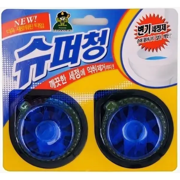 Очиститель для унитаза Super Chang, SANDOKKAEBI  2 шт. по 40 г