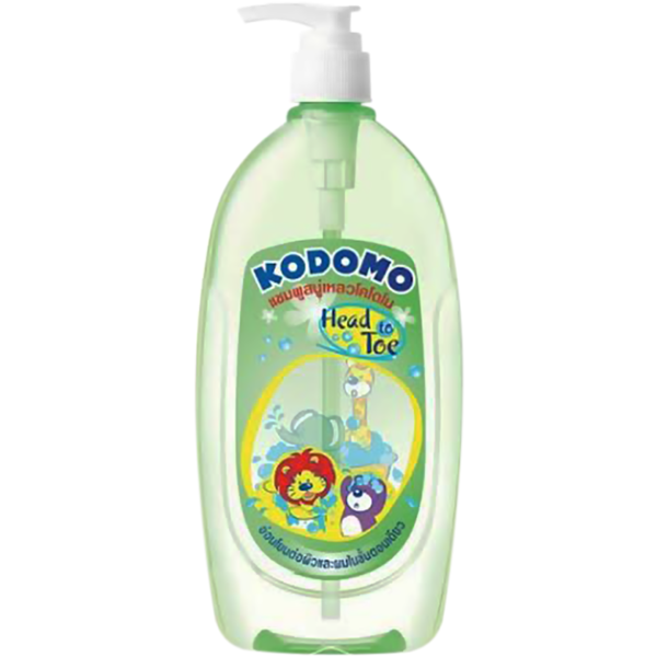 Средство для мытья волос и тела От макушки до пяточек Kodomo, LION 400 мл